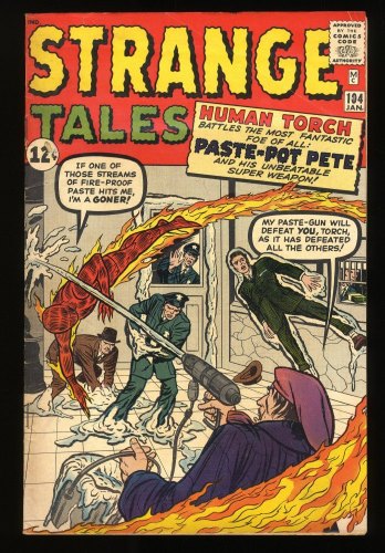 Cover Scan: Strange Tales #104 FN- 5.5 1st Appearance of Paste-Pot Pete! - Item ID #279195