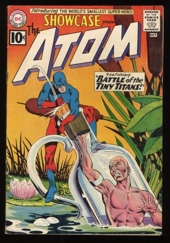 Cover Scan: Showcase #34 VG+ 4.5 1st Appearance Silver Age Atom! - Item ID #279217