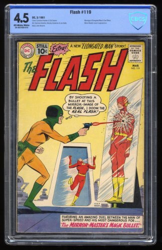 Cover Scan: Flash #119 CBCS VG+ 4.5 Mirror Man Cover and Appearance!  - Item ID #279646