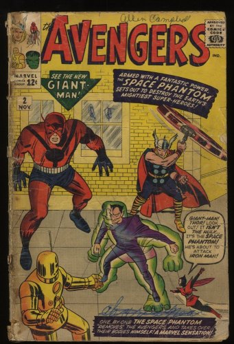 Cover Scan: Avengers #2 P 0.5 See Description (Qualified) - Item ID #279742
