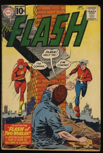 Cover Scan: Flash #123 GD+ 2.5 See Description (Qualified) - Item ID #279745