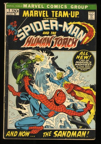 Cover Scan: Marvel Team-up (1972) #1 VG+ 4.5 1st Appearance Misty Knight! Spider-Man! - Item ID #280003