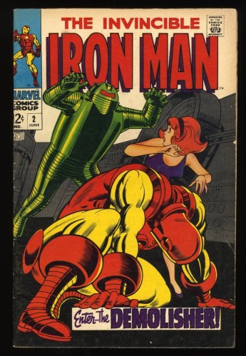 Cover Scan: Iron Man (1968) #2 FN+ 6.5 1st Appearance Demolisher! 1st Janice Cord! - Item ID #280406
