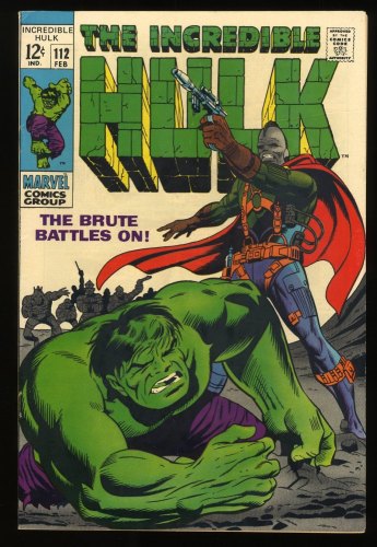 Cover Scan: Incredible Hulk (1962) #112 VF 8.0 2nd Galaxy Master - Item ID #280433