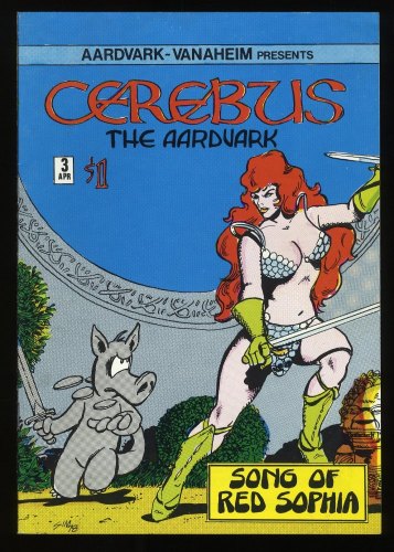 Cover Scan: Cerebus the Aardvark #3 FN/VF 7.0 First Appearance Red Sophia! Red Sonja Spoof! - Item ID #280785