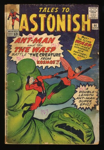 Cover Scan: Tales To Astonish #44 FA/GD 1.5 1st Wasp! Jack Kirby/Don Heck Cover! - Item ID #283250