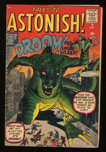 Cover Scan: Tales To Astonish #9 VG 4.0 Return of Genie! Jack Kirby! - Item ID #283409