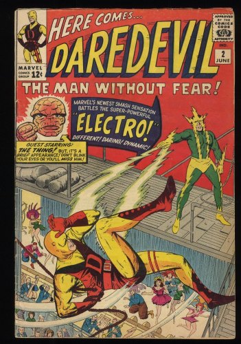 Cover Scan: Daredevil (1964) #2 VG+ 4.5 2nd Appearance Daredevil and Electro! - Item ID #285075