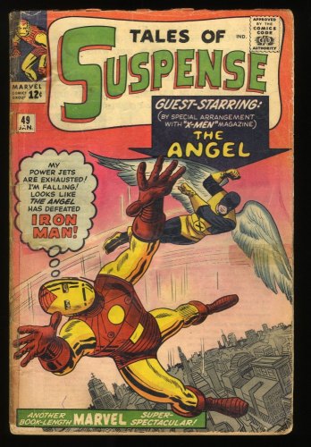 Cover Scan: Tales Of Suspense #49 GD- 1.8 1st X-Men Crossover! Iron Man! - Item ID #286453