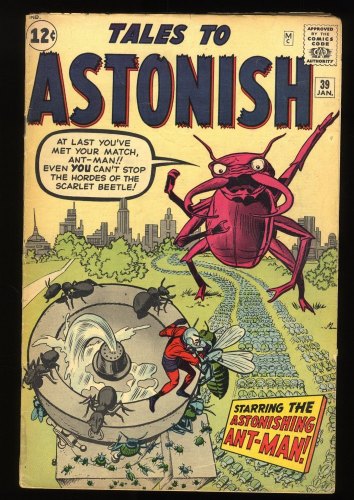 Cover Scan: Tales To Astonish #39 FN- 5.5 1st Appearance of Scarlet Beetle! - Item ID #286465