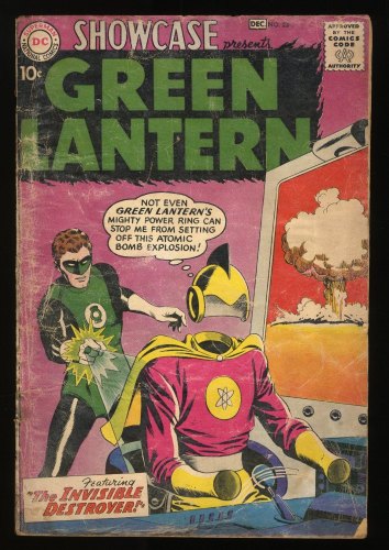 Cover Scan: Showcase #23 GD- 1.8 2nd Appearance Silver Age Green Lantern! - Item ID #286814
