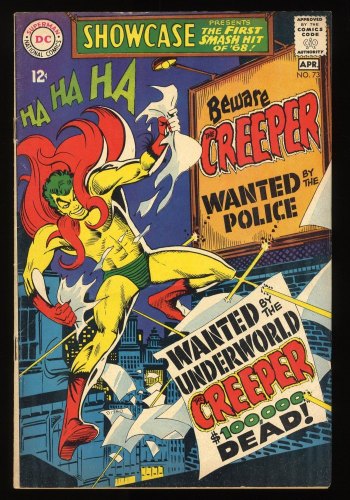 Cover Scan: Showcase #73 FN- 5.5 1st Appearance and Origin Creeper! Steve Ditko! - Item ID #287569