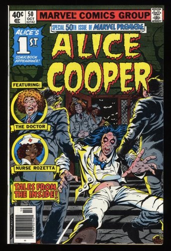 Cover Scan: Marvel Premiere #50 NM- 9.2 Newsstand Variant 1st Alice Cooper! - Item ID #287840