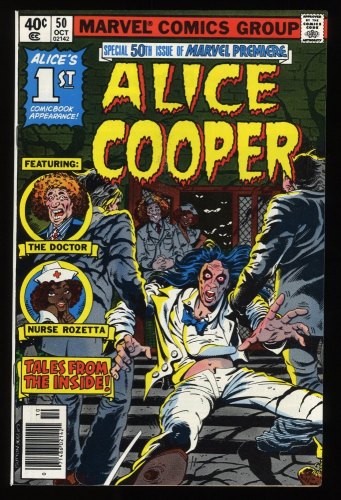 Cover Scan: Marvel Premiere #50 VF/NM 9.0 Newsstand Variant 1st Alice Cooper! - Item ID #287842