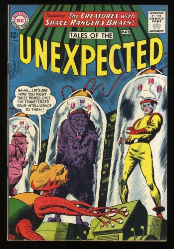 Cover Scan: Tales Of The Unexpected #82 VF- 7.5  Give Us Back Our Earth! Bob Brown Cover! - Item ID #288272