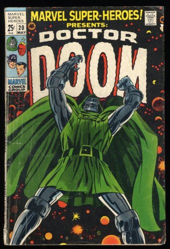 Cover Scan: Marvel Super-Heroes #20 VG 4.0 1st Solo Doctor Doom 1st Valeria! - Item ID #289612