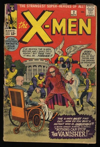 Cover Scan: X-Men (1963) #2 Fair 1.0 1st Appearance Vanisher! 2nd Appearance X-Men! - Item ID #290573