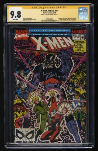 Cover Scan: X-Men Annual #14 CGC NM/M 9.8 Signed SS Arthur Adams - Item ID #290657