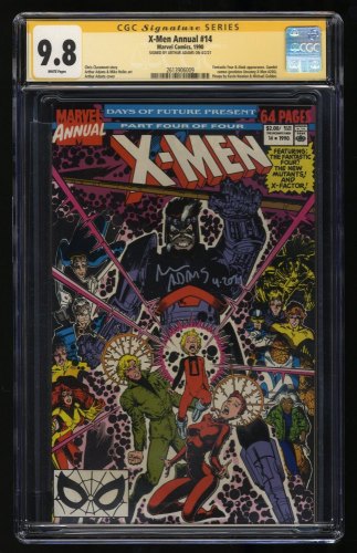 Cover Scan: X-Men Annual #14 CGC NM/M 9.8 Signed SS Arthur Adams - Item ID #290657