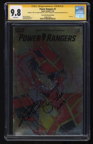 Cover Scan: Power Rangers (2020) #1 CGC NM/M 9.8 Signed SS Jason Faunt & Jason David Frank - Item ID #290664