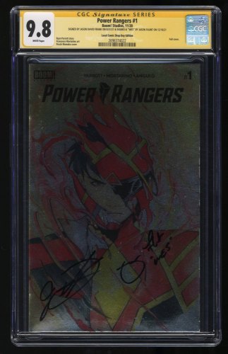 Cover Scan: Power Rangers #1 CGC NM/M 9.8 Signed SS Jason Faunt & Jason David Frank - Item ID #290665