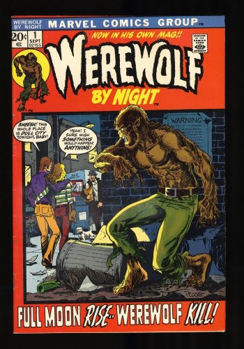 Cover Scan: Werewolf By Night (1972) #1 FN/VF 7.0 1st Solo Series Classic Ploog Cover! - Item ID #291212