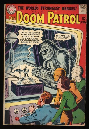 Cover Scan: Doom Patrol #86 VG+ 4.5 1st issue in own title! Brotherhood of Evil! - Item ID #293115