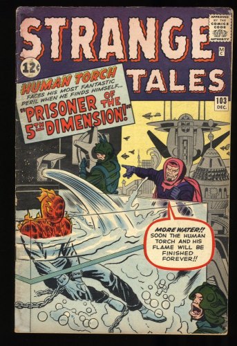 Cover Scan: Strange Tales #103 GD/VG 3.0 Human Torch Appearance! 1st Appearance of Zemu! - Item ID #293152