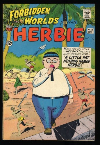 Cover Scan: Forbidden Worlds #114 FN 6.0 1st Herbie Cover! - Item ID #293369