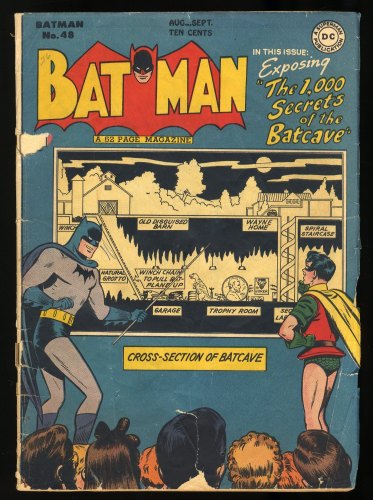 Cover Scan: Batman #48 FA/GD 1.5 Win Mortimer Cover! Penguin Appearance! - Item ID #295058