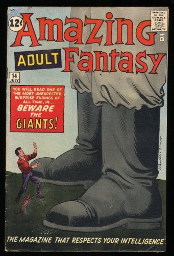 Cover Scan: Amazing Adult Fantasy #14 VG+ 4.5 Professor X Prototype! Ditko Cover! - Item ID #296070