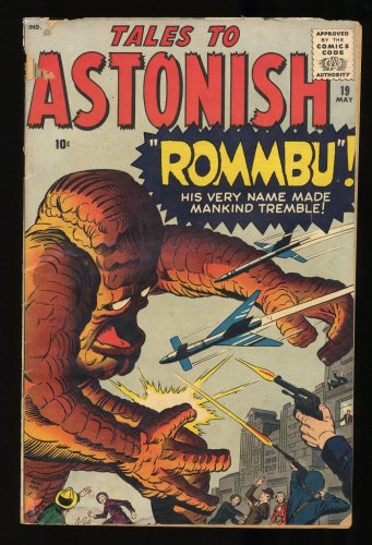 Cover Scan: Tales To Astonish #19 GD/VG 3.0 Jack Kirby/Dick Ayers Cover! Don Heck Art! - Item ID #296084