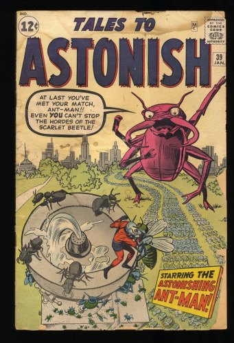 Cover Scan: Tales To Astonish #39 FA/GD 1.5 1st Appearance of Scarlet Beetle! - Item ID #296085
