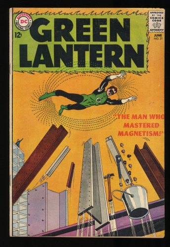 Cover Scan: Green Lantern #21 FN 6.0 Origin and 1st Appearance Doctor Polaris! - Item ID #296103