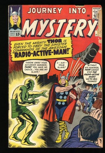 Cover Scan: Journey Into Mystery #93 GD+ 2.5 1st Appearance Radioactive Man Thor! - Item ID #296110