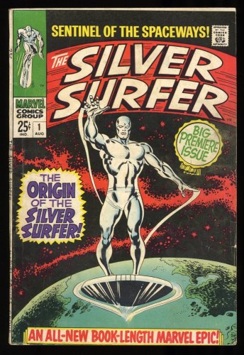 Cover Scan: Silver Surfer (1968) #1 VG/FN 5.0 Origin Issue! 1st Solo Title! Doctor Doom! - Item ID #297960