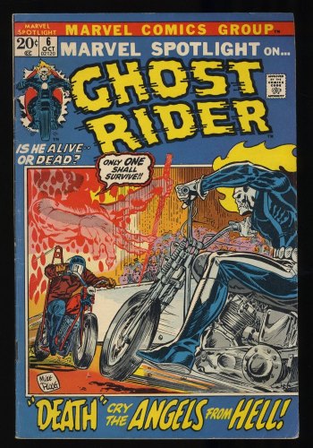 Cover Scan: Marvel Spotlight #6 VG/FN 5.0 2nd Full Appearance of Ghost Rider! - Item ID #297985