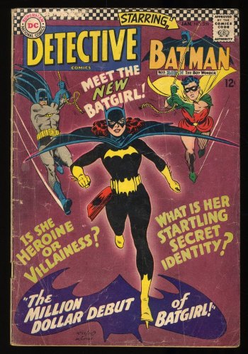 Cover Scan: Detective Comics (1937) #359 GD+ 2.5 1st Full Appearance Batgirl! - Item ID #297991