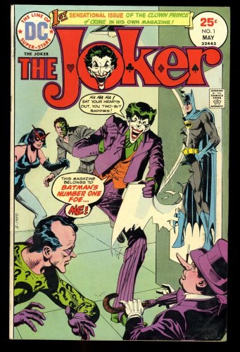 Cover Scan: The Joker #1 FN+ 6.5 Two-Face Catwoman Riddler Penguin! Giordano Cover - Item ID #299312