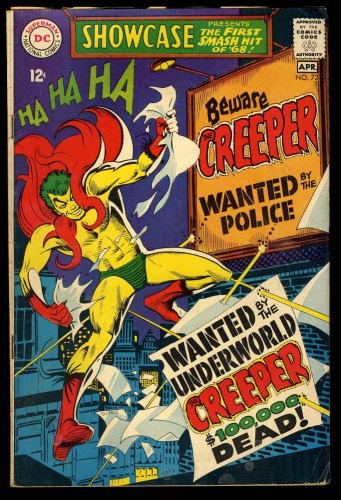 Cover Scan: Showcase #73 VG+ 4.5 1st Appearance and Origin Creeper! Steve Ditko! - Item ID #299316