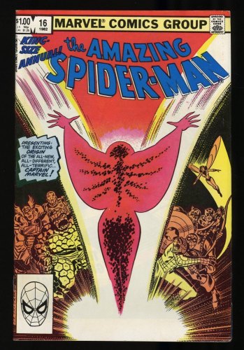 Cover Scan: Amazing Spider-Man Annual #16 VF 8.0 1st Monica Rambeau!! - Item ID #299342