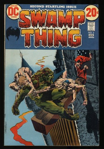 Cover Scan: Swamp Thing #2 FN+ 6.5 1st Appearance Patchwork Man! Wrightson Art! - Item ID #299349