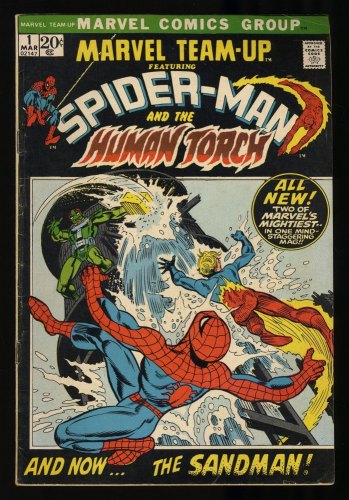 Cover Scan: Marvel Team-up #1 VG+ 4.5 1st Appearance Misty Knight! Spider-Man! - Item ID #299361