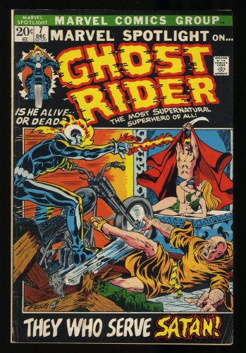 Cover Scan: Marvel Spotlight #7 VG/FN 5.0 3rd Appearance Ghost Rider!  Mike Ploog Art! - Item ID #299363