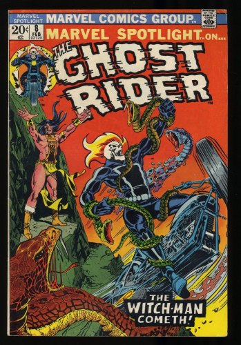 Cover Scan: Marvel Spotlight #8 FN+ 6.5 Ghost Rider Appearance 1st Snake-Dance! - Item ID #299364
