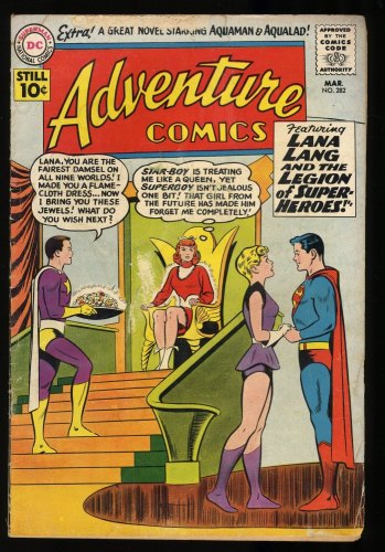 Cover Scan: Adventure Comics #282 GD/VG 3.0 1st Appearance & Origin Star Boy! - Item ID #299518