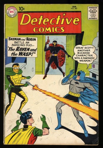 Cover Scan: Detective Comics #287 VG+ 4.5 Ace the Bat-Hound! John Jones! - Item ID #299531