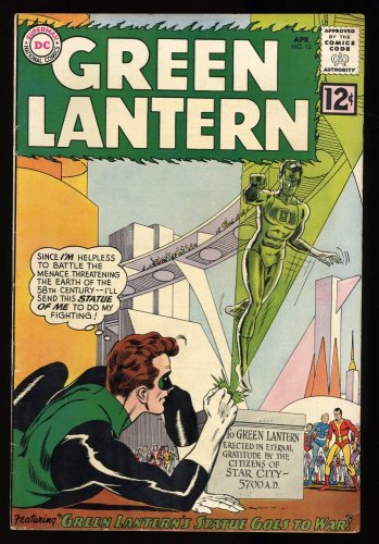 Cover Scan: Green Lantern #12 FN+ 6.5 Gil Kane and Murphy Anderson Cover! - Item ID #299544