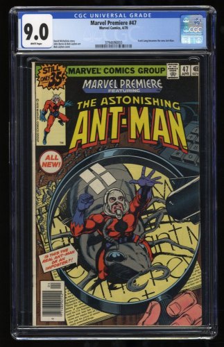Cover Scan: Marvel Premiere #47 CGC VF/NM 9.0  1st Appearance Scott Lang Ant-Man! - Item ID #300595