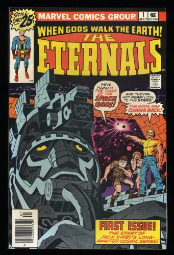 Cover Scan: Eternals #1 NM- 9.2 Origin and 1st Appearance! Jack Kirby Art! - Item ID #300668